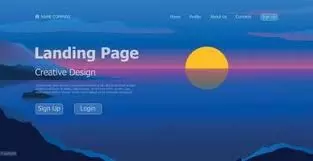 إنشاء صفحة هبوط Landing Page