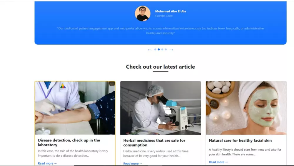 إنشاء صفحة هبوط Landing Page