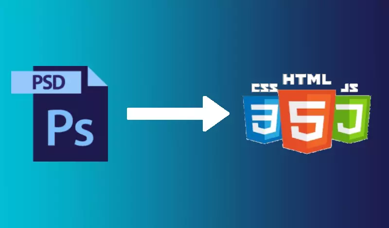تحويل أي تصميم psd , xd الى موقع ويب html css