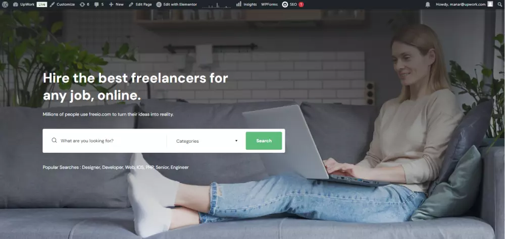 تطوير موقع ويب احترافي باستخدام WordPress