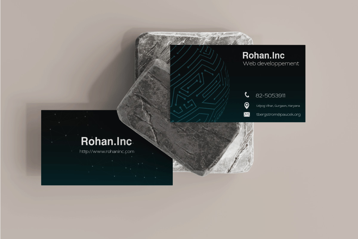 تصميم بطاقات أعمال احترافية و عصرية