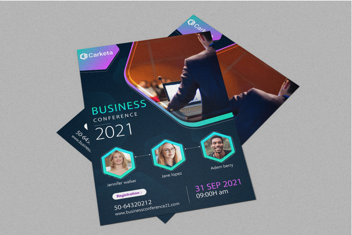 تصميم فلاير احترافية بأي قياس تريده