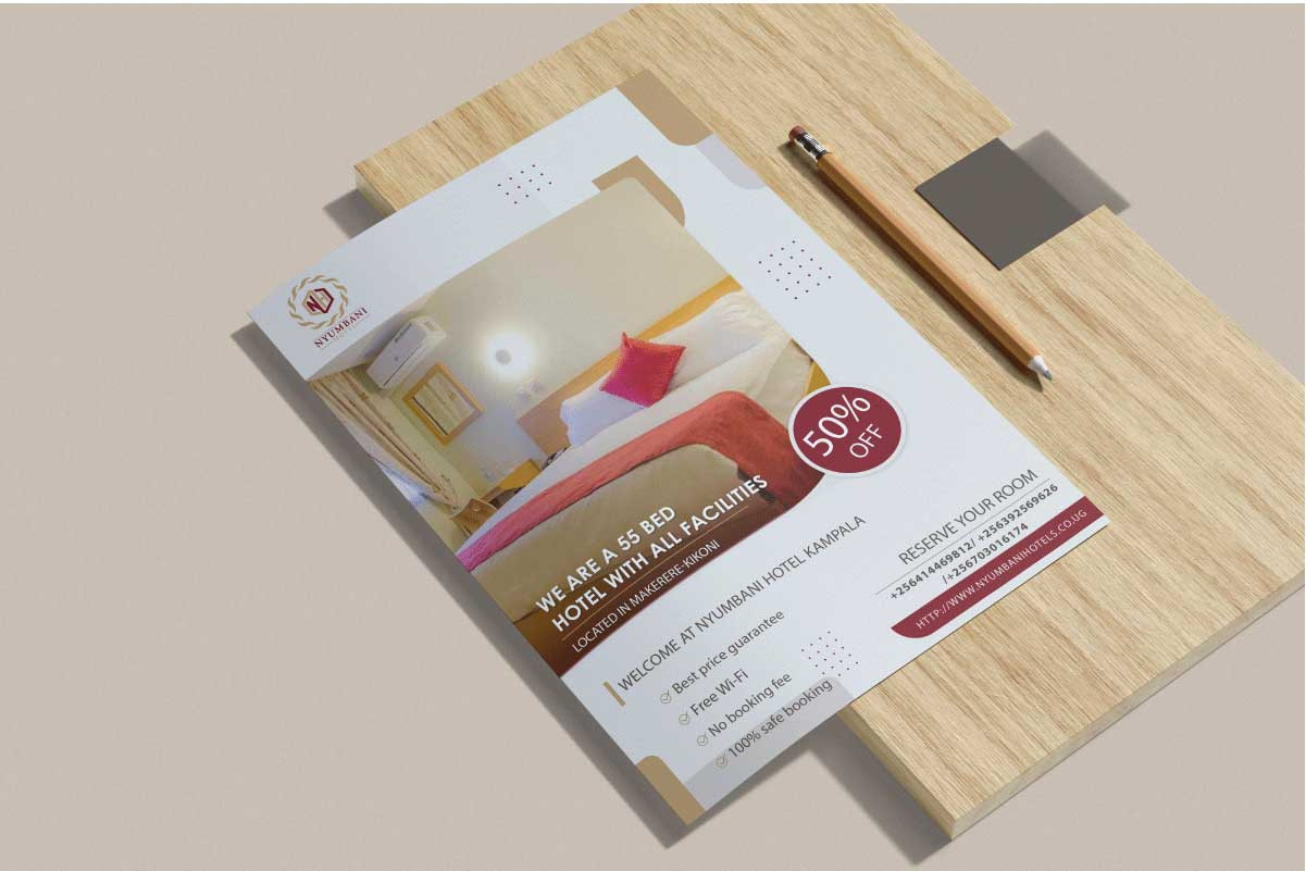 تصميم فلاير احترافية بأي قياس تريده