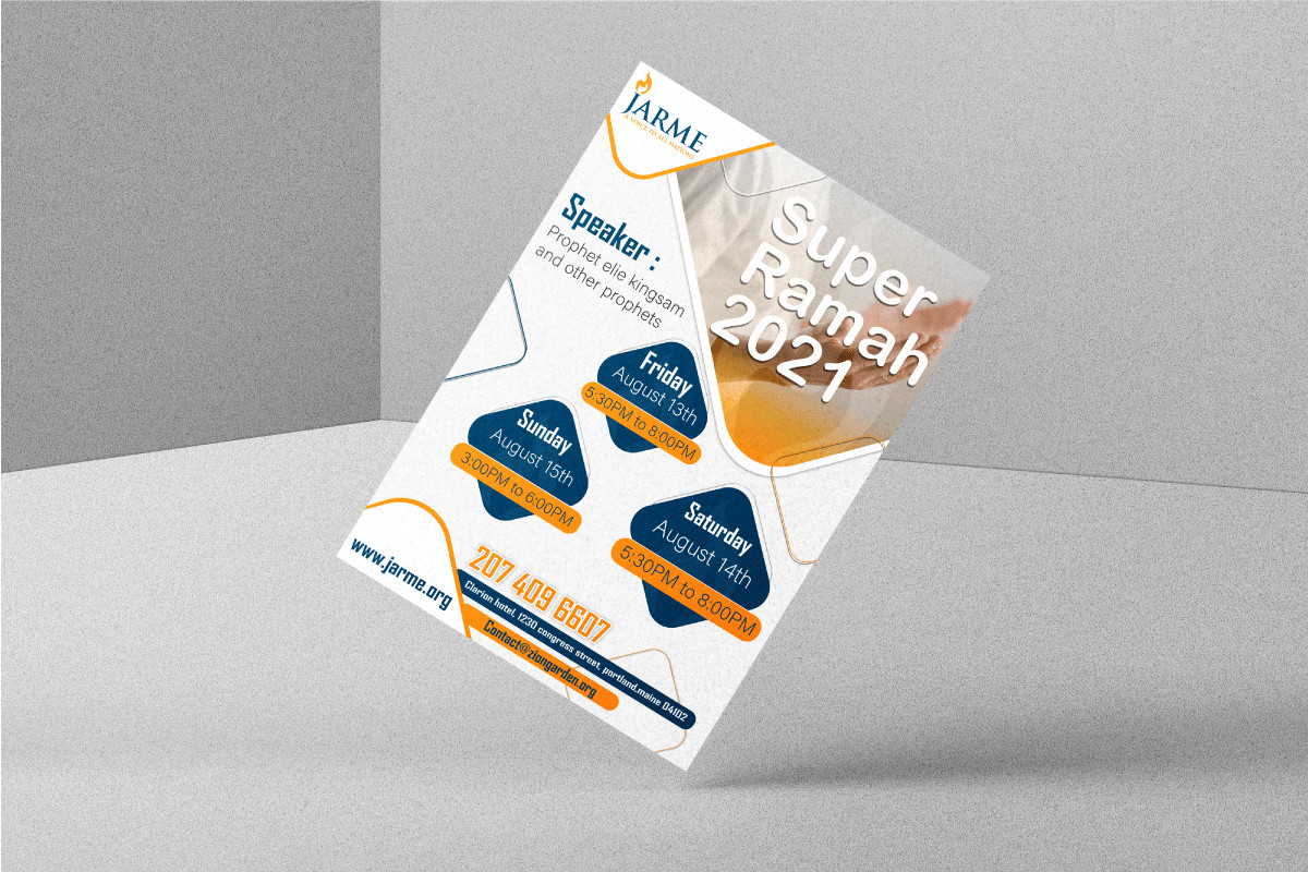 تصميم فلاير احترافية بأي قياس تريده