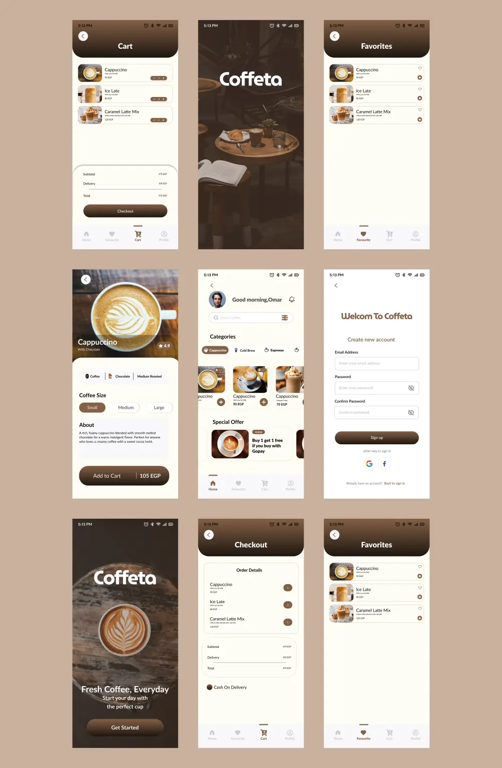 سأقوم بتصميم واجهة تطبيق هاتف احترافية بواسطة فيجما Figma