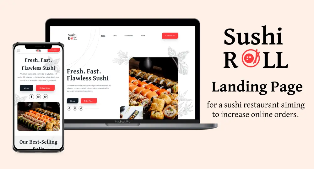 تصميم واجهة ويب احترافية وتفاعلية بواسطة فيجما