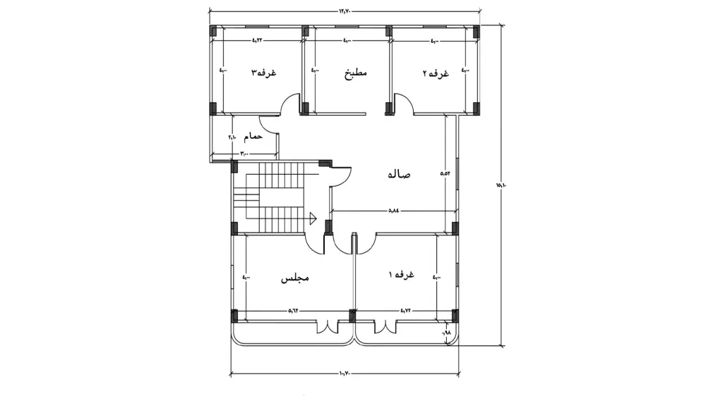 تصميم معماري احترافي للفيلات السكنيه