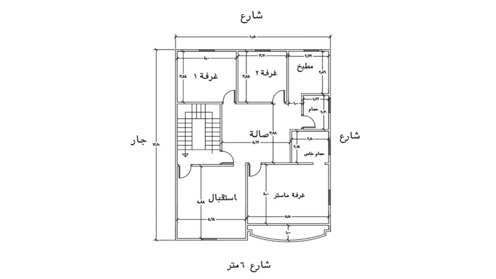 تصميم معماري احترافي للفيلات السكنيه