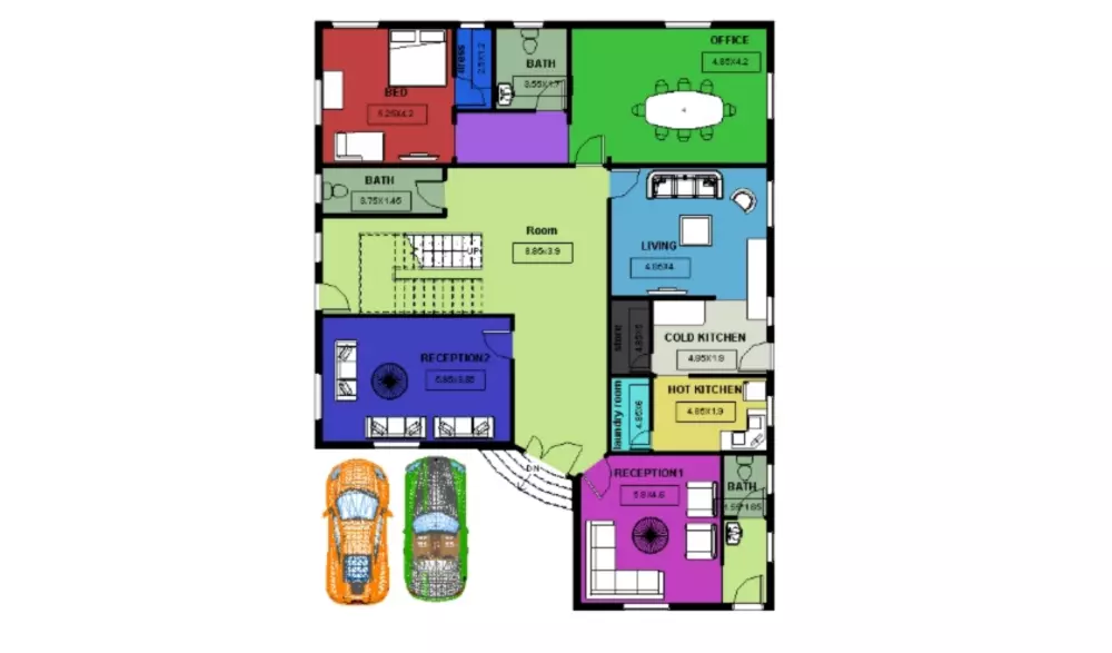 تصميم معماري احترافي للفيلات السكنيه