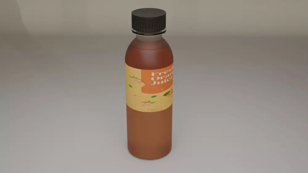 تصميم نمودج ثلاثي الابعاد لعبوة منتوج