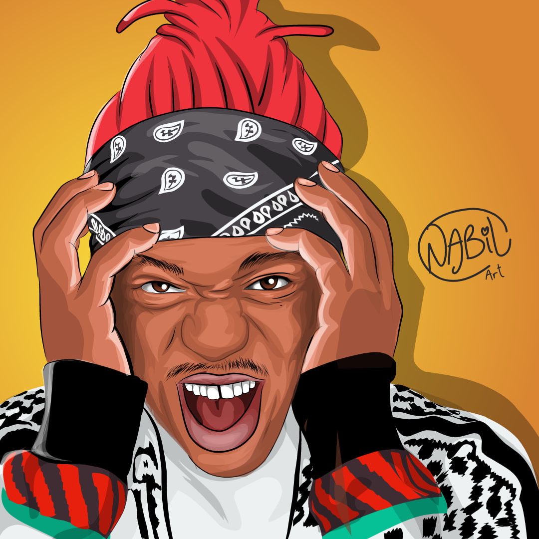 رسم كرتوني لصورتك vector art