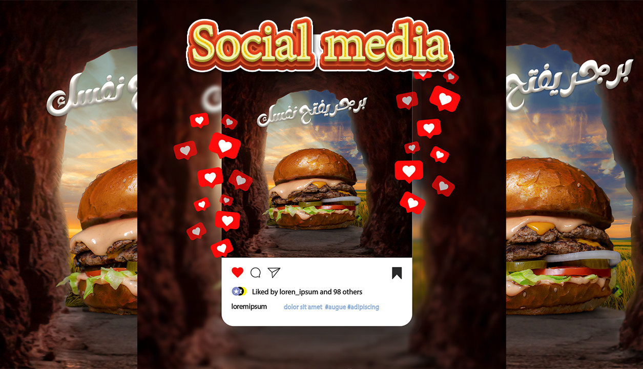 تصميمات سوشيال ميديا احترافية بأعلي جودة