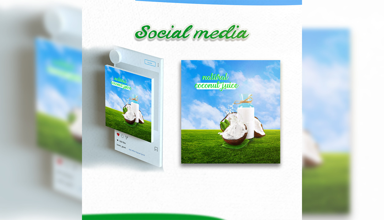 تصميمات سوشيال ميديا احترافية بأعلي جودة