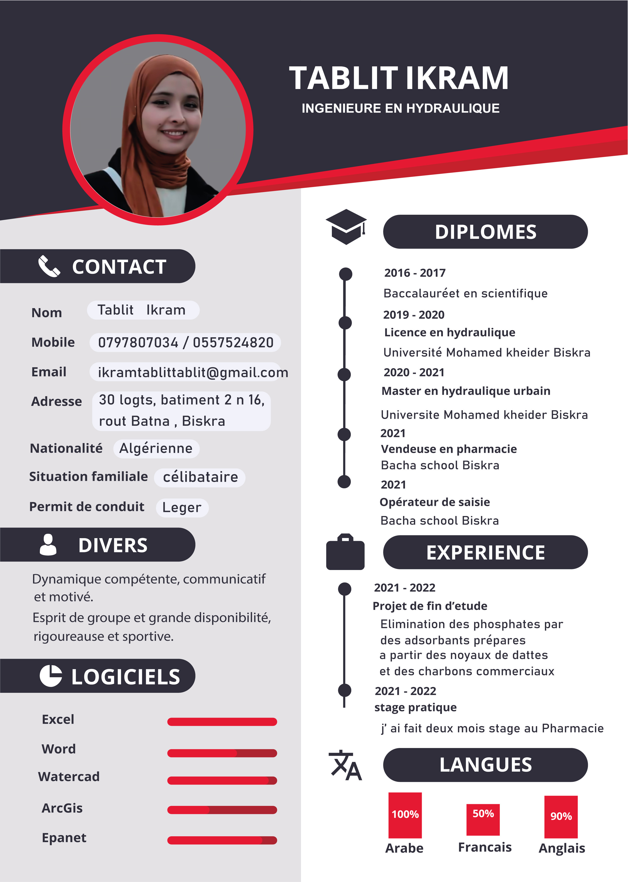 تصميم سيرة ذاتية احترافية