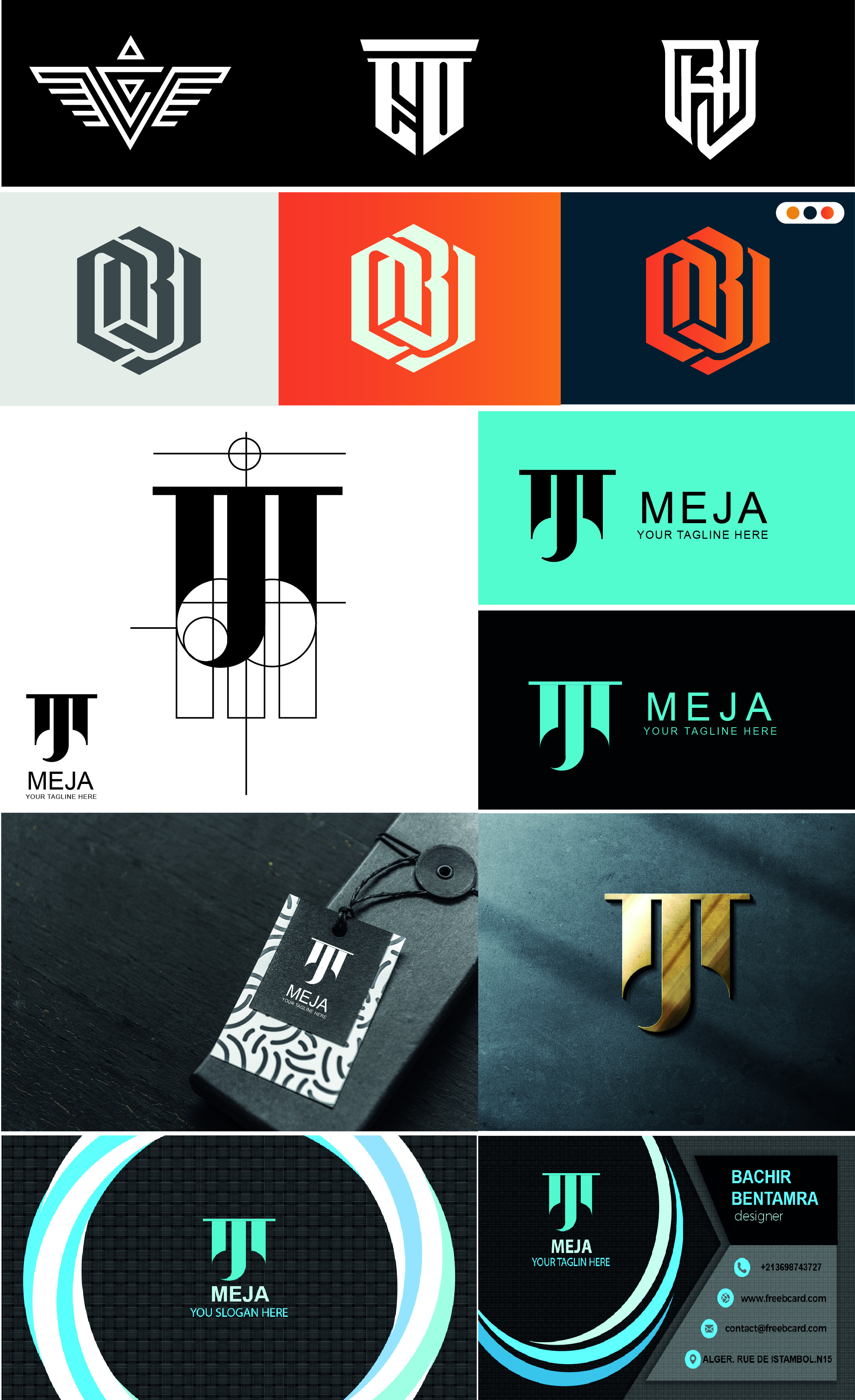 تصميم شعار Logo ابداعي لافت للانتباه وبدقة عالية