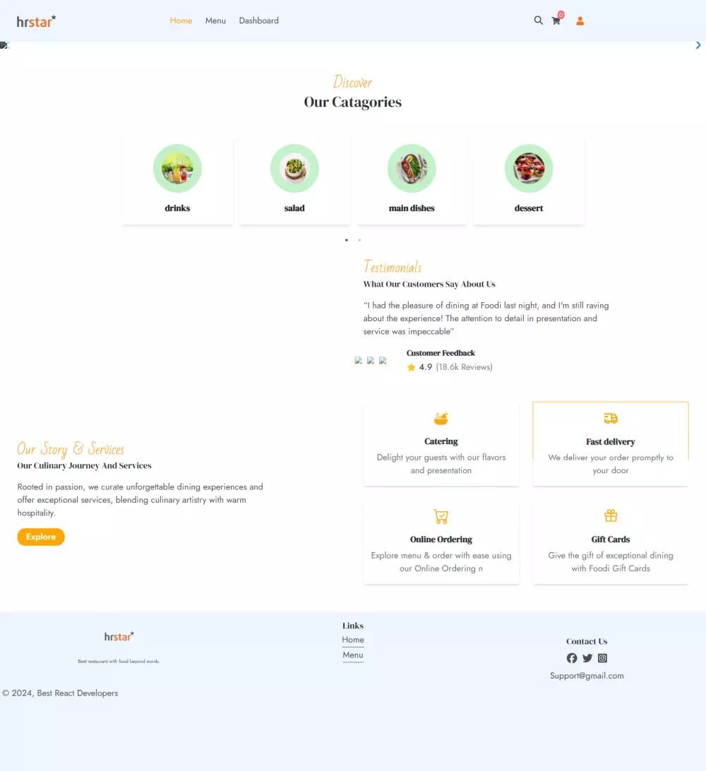 تصميم موقعك الخاص فرونت ان