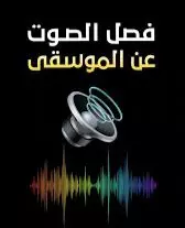 فصل الصوت عن المسيقى