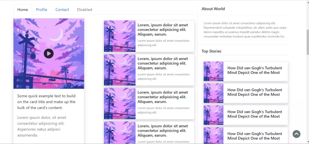 انشاء landing page متجاوبة مع جميع الشاشات باستخدام angular