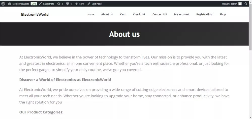 تصميم وتطوير مواقع wordpress