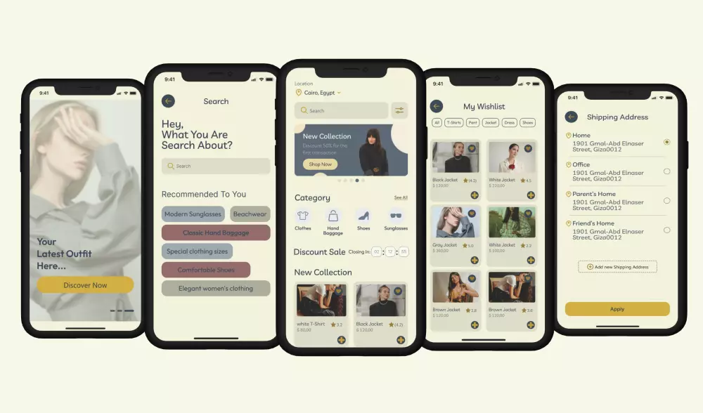 تصميم واجهة مستخدم احترافية للمواقع والتطبيقات - UI/UX