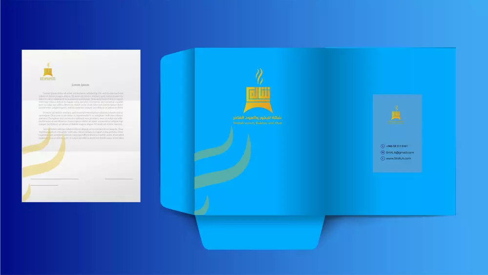 تصميم شعار احترافي بالخط العربي مع هوية بصرية كاملة