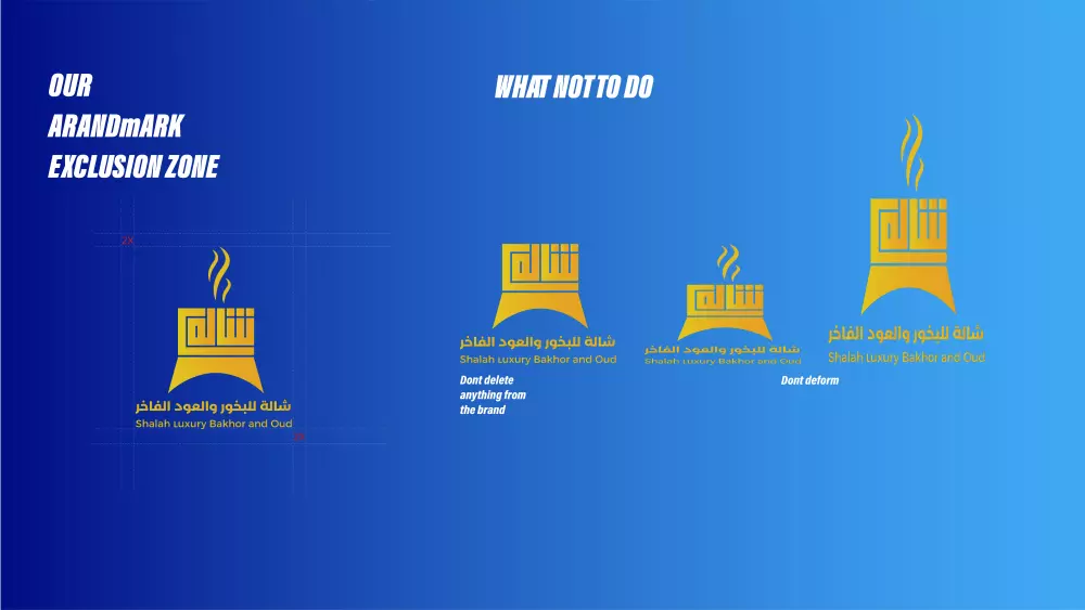 تصميم شعار احترافي بالخط العربي مع هوية بصرية كاملة