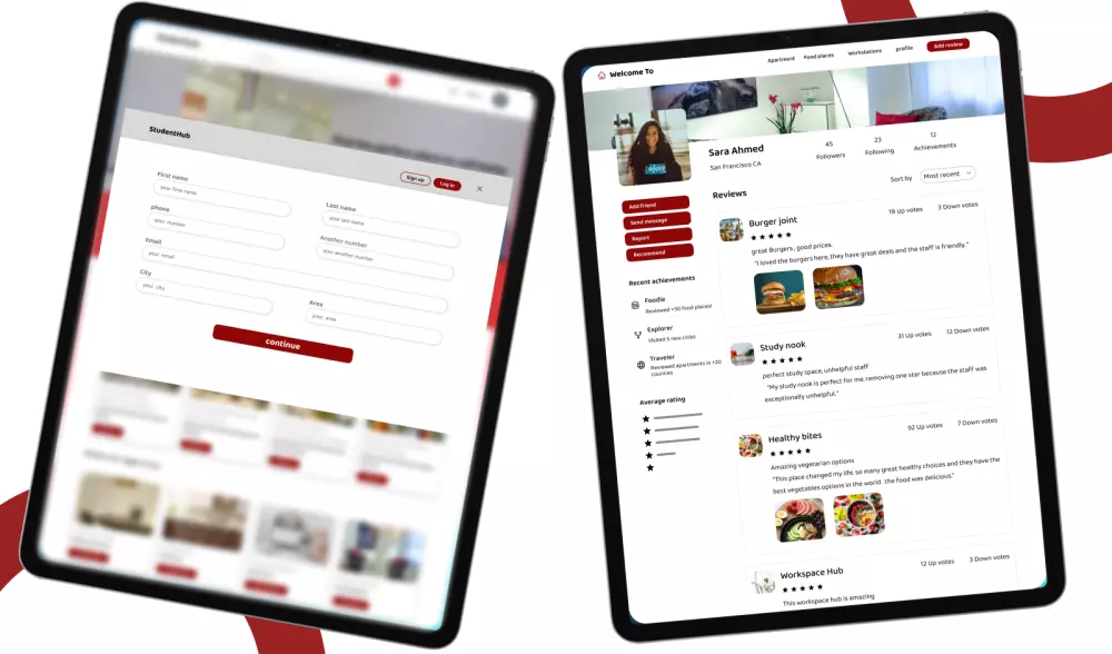 تصميم واجهة وتجربة المستخدم  موقع او ويبسايت UI/UX Design باستخدام Figma