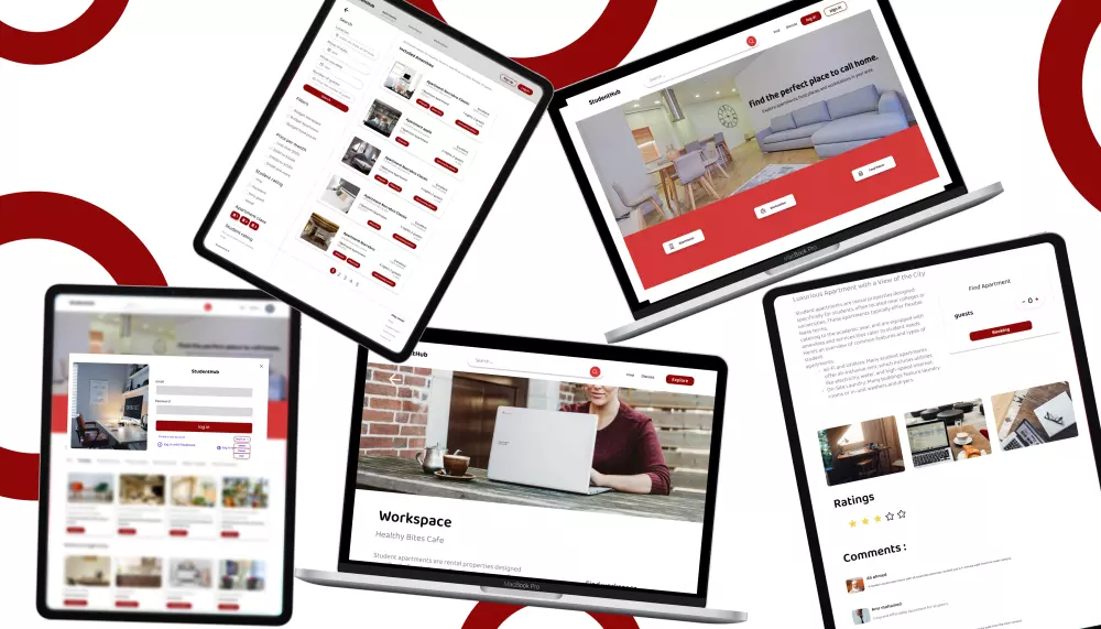 تصميم واجهة وتجربة المستخدم  موقع او ويبسايت UI/UX Design باستخدام Figma