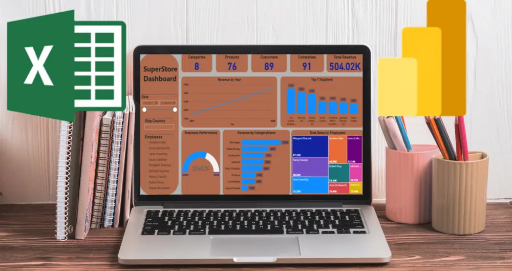 تحليل البيانات وتصميم داشبورد تفاعلية باستخدام power bi