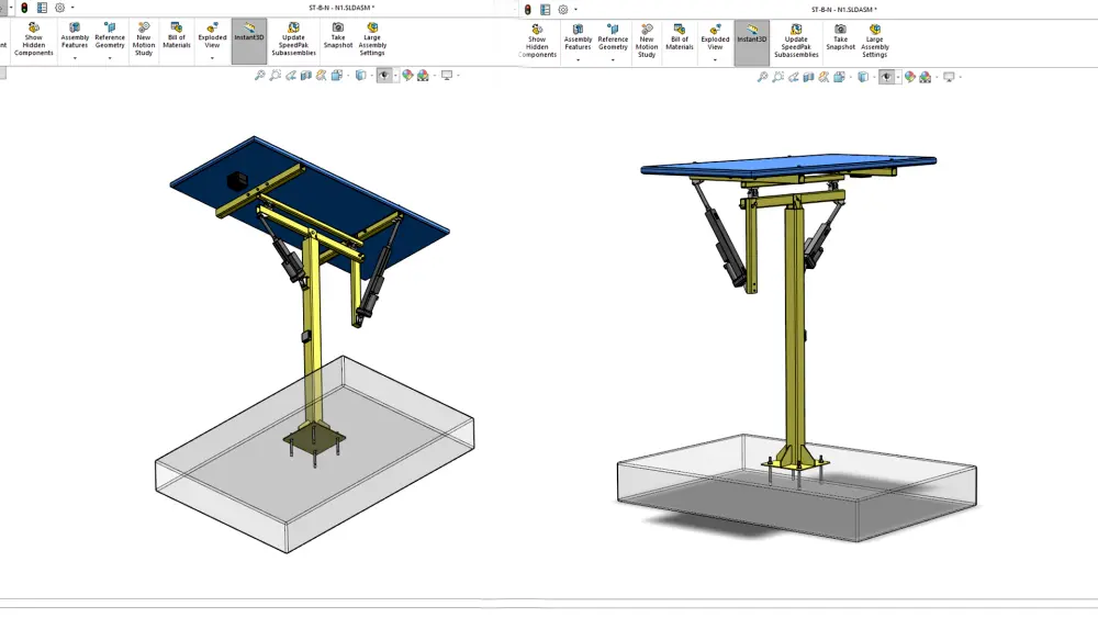 تصميم 3d على SolidWorks
