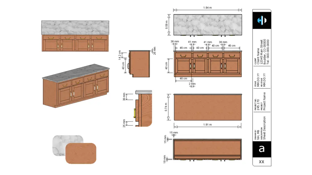 تصميم وتقديم منتجات الأثاث 3d