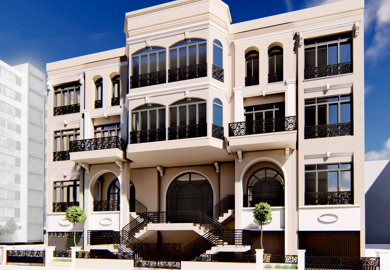 تصميم معماري لكافة أنواع المشاريع سواء سكنية،تجارية،مصانع،إضافة إلى تصميم الحدائق والتصميم الداخلي