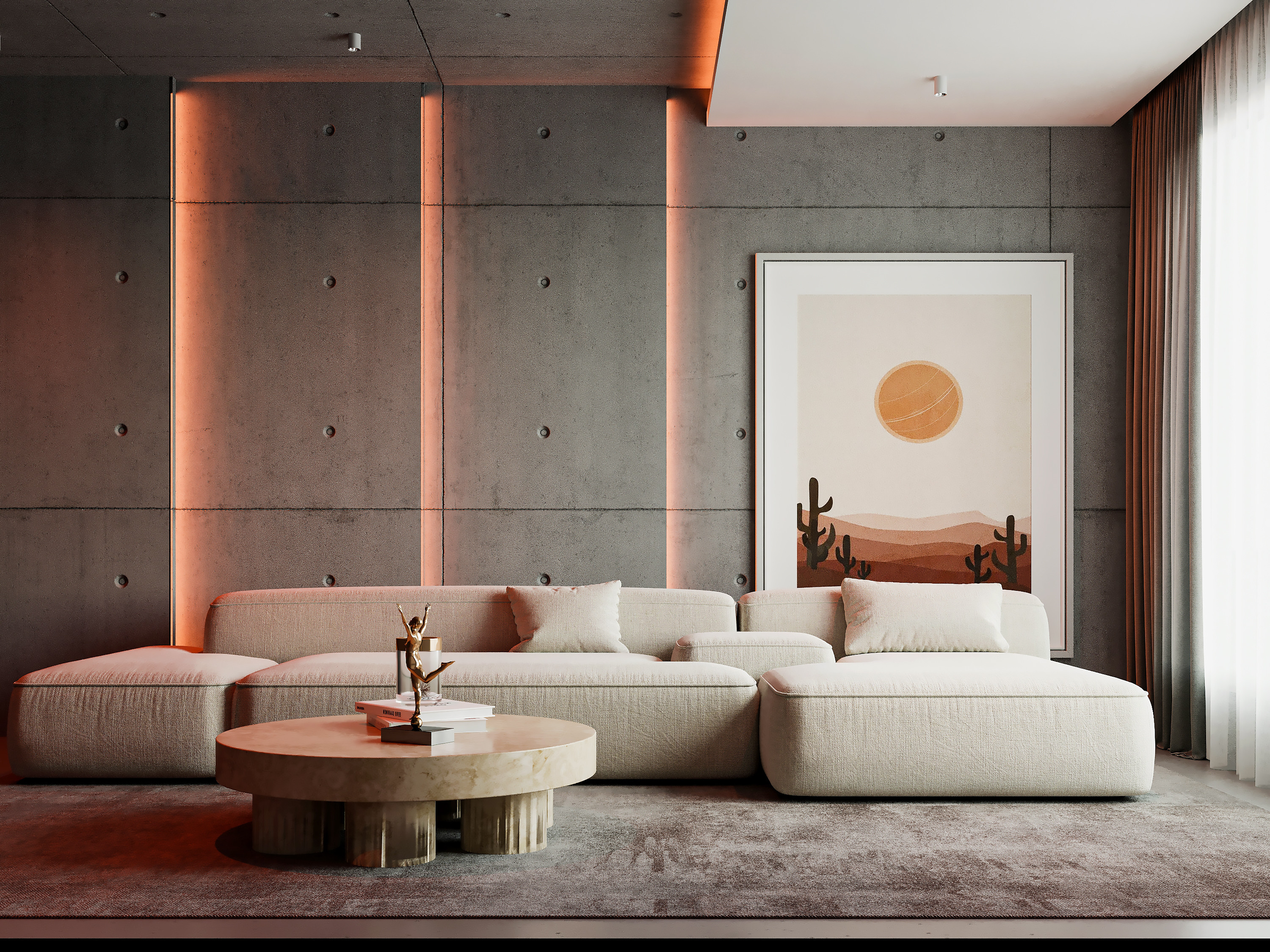 تصميم فراغين علي اي طراز مطلوب مساحة ٤٠ متر الي ٨٠ متر