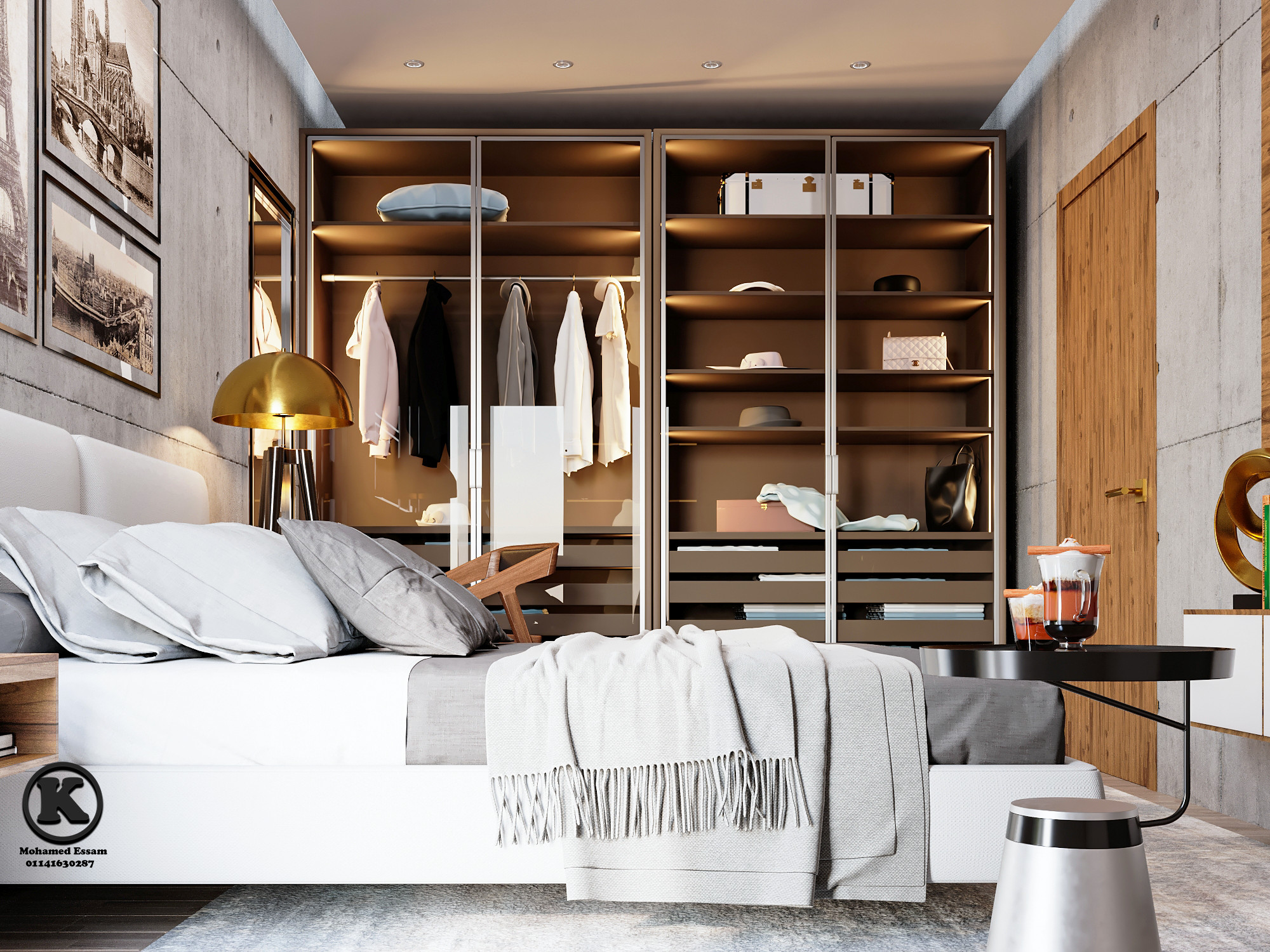 تصميم فلة دورين مساحة ١٥٠ متر الي ٣٠٠ متر