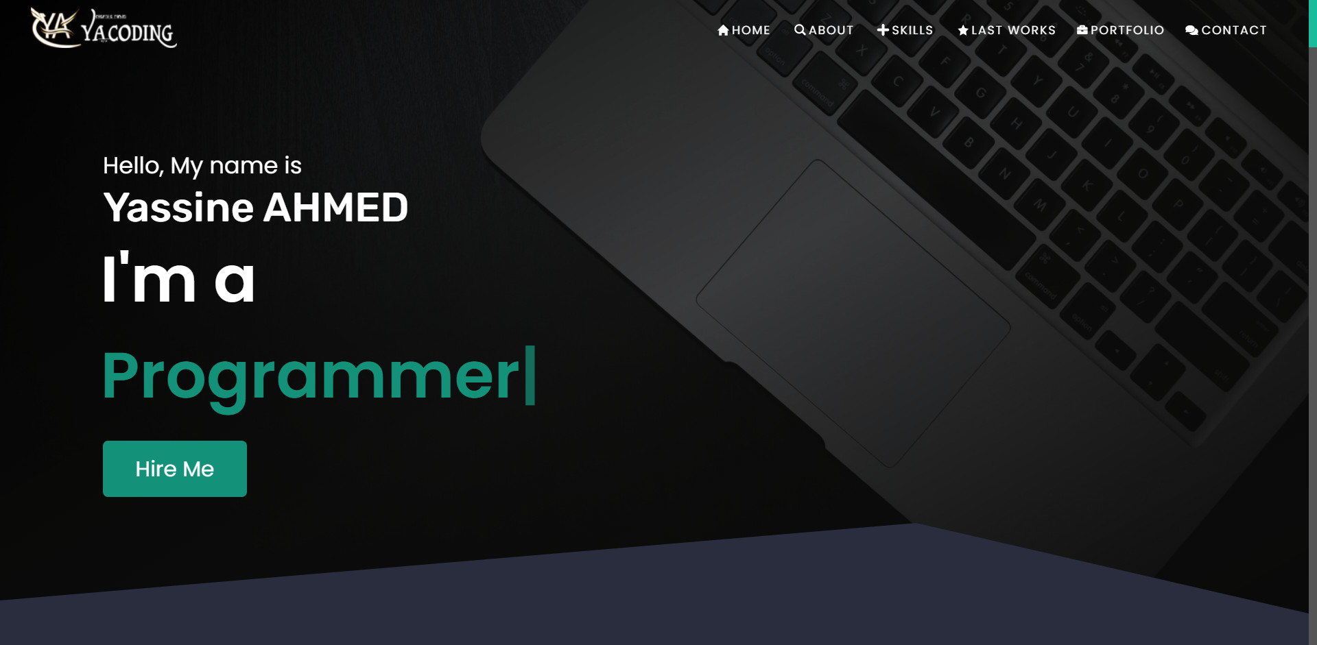 سأقوم بانشاء موقعك شخصي يضم أعمالك