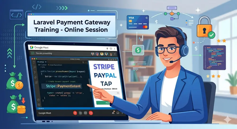 شرح وتدريب على بوابات الدفع الإلكتروني في Laravel