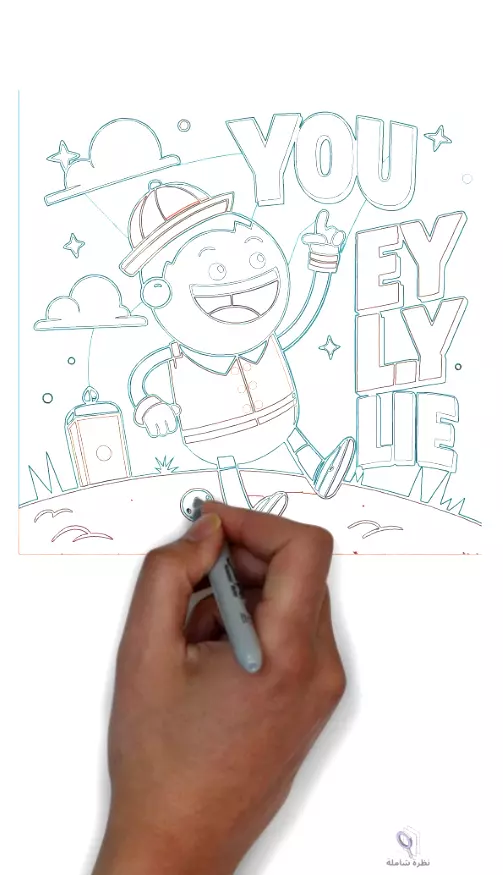 تصميم فديوهات الوايت بورد {السبورة البيضاء} بجودة ممتازة