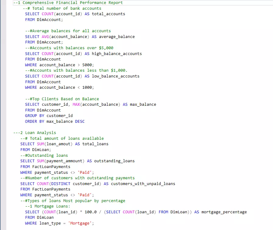 تحليل بيانات شامل باستخدام SQL وPython لتحليل الأداء واتخاذ