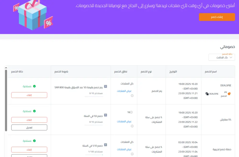 ادارة متجر ترنديول في السعودية