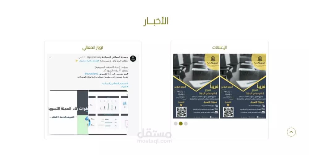 تصميم وتطوير مواقع الويب باحترافية