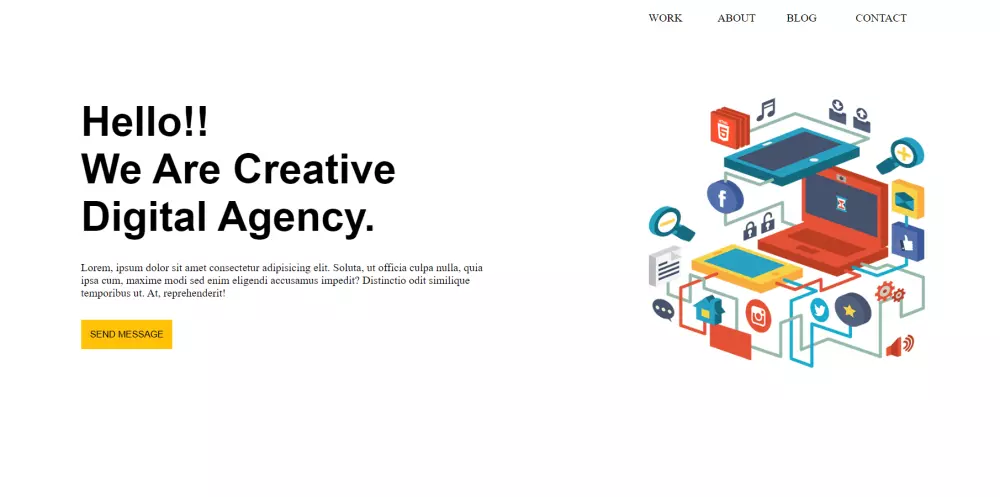 تصميم صفحات هبوط احترافية وجذابة