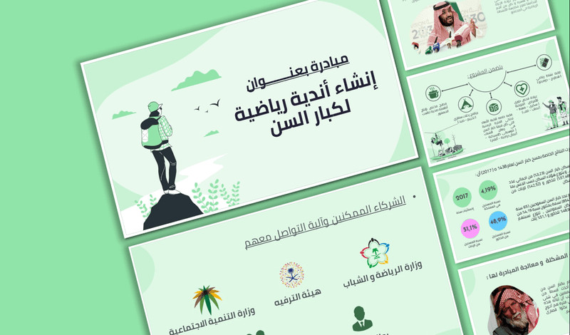 تصميم عرض تقديمي متحرك بوربونت بنكهة الـ Motion graphic