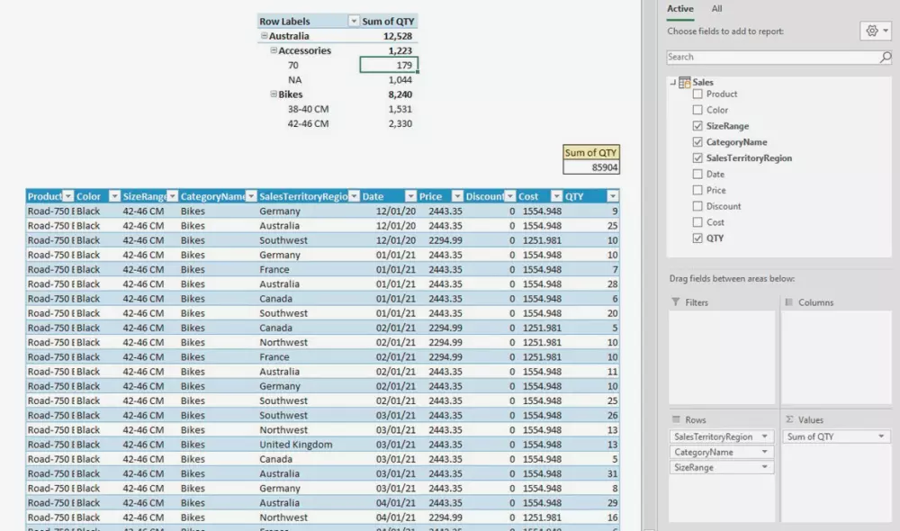 اضافة معادلات Dax علي تصميم داشبورد تفاعلي Power BI