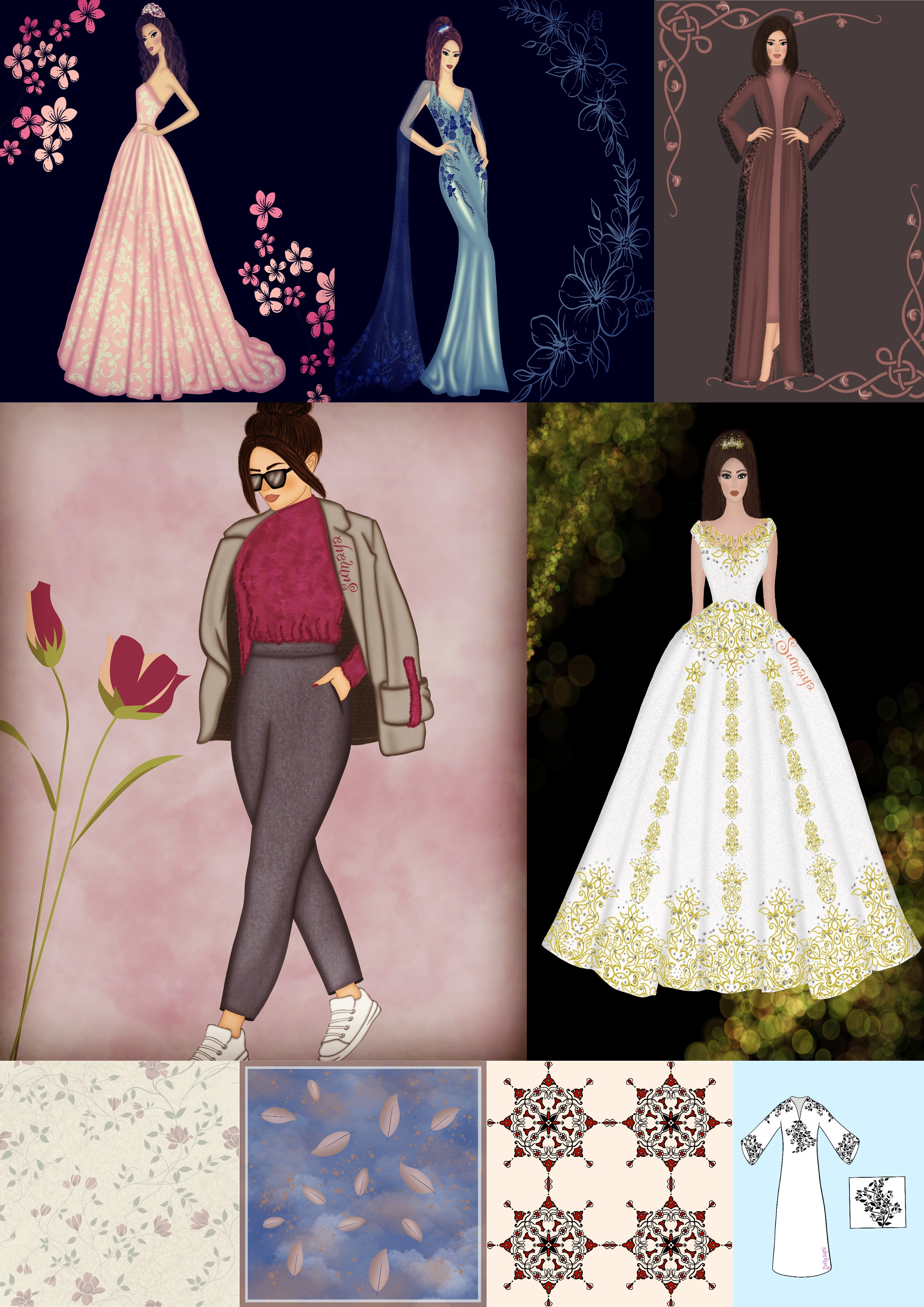 تصميم ورسم أزياء