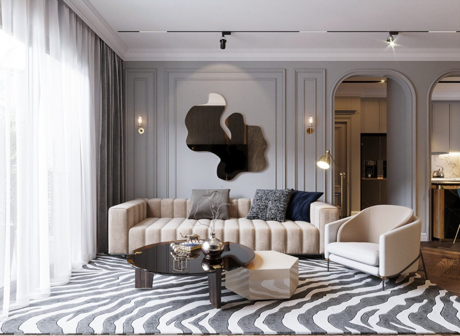 تصميم ديكور لمكانك 3D  ( 5 دولار لكل 5 متر )