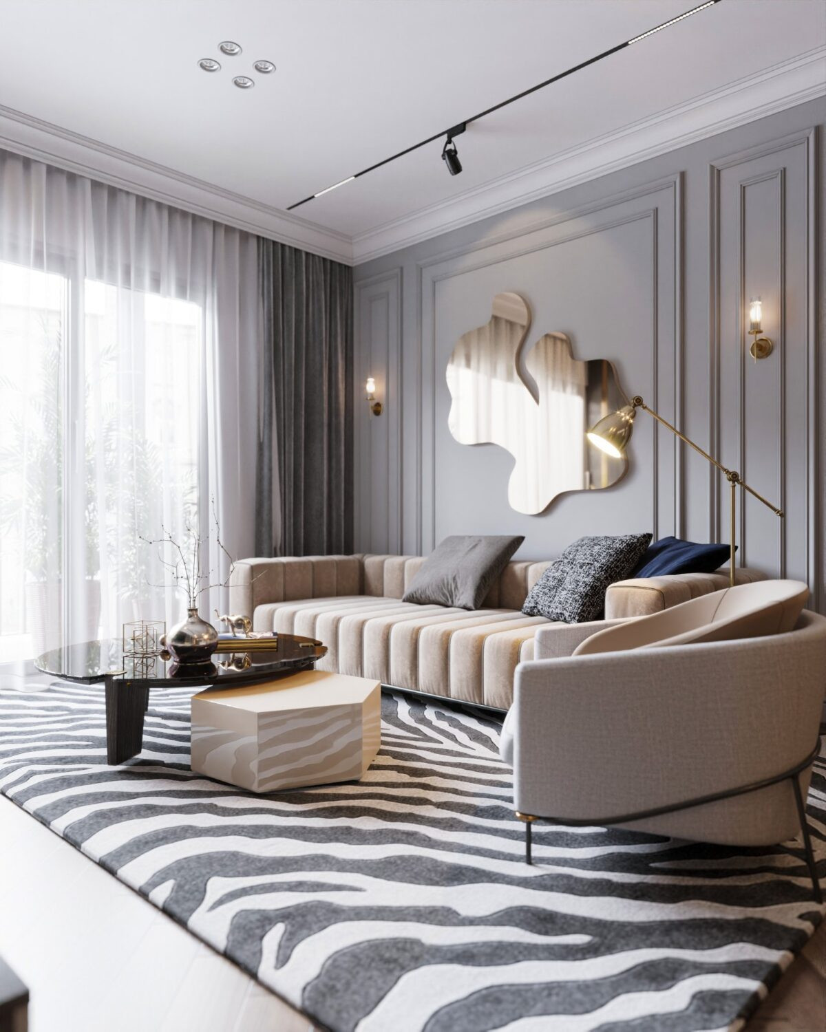 تصميم ديكور لمكانك 3D  ( 5 دولار لكل 5 متر )