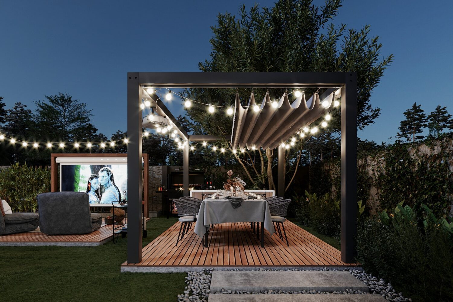 exterior design تصميم خارجى ( 5 دولار \ 5 متر )