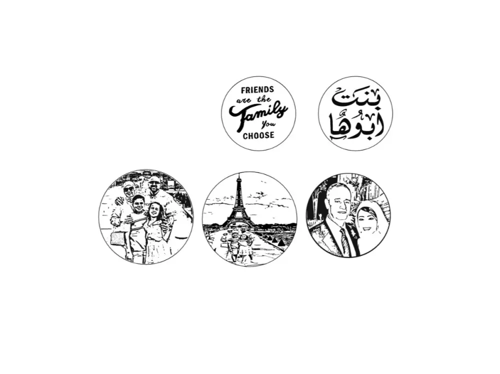 تصميم اسم او تعليقة ثنائية الابعاد بالكوريل درو