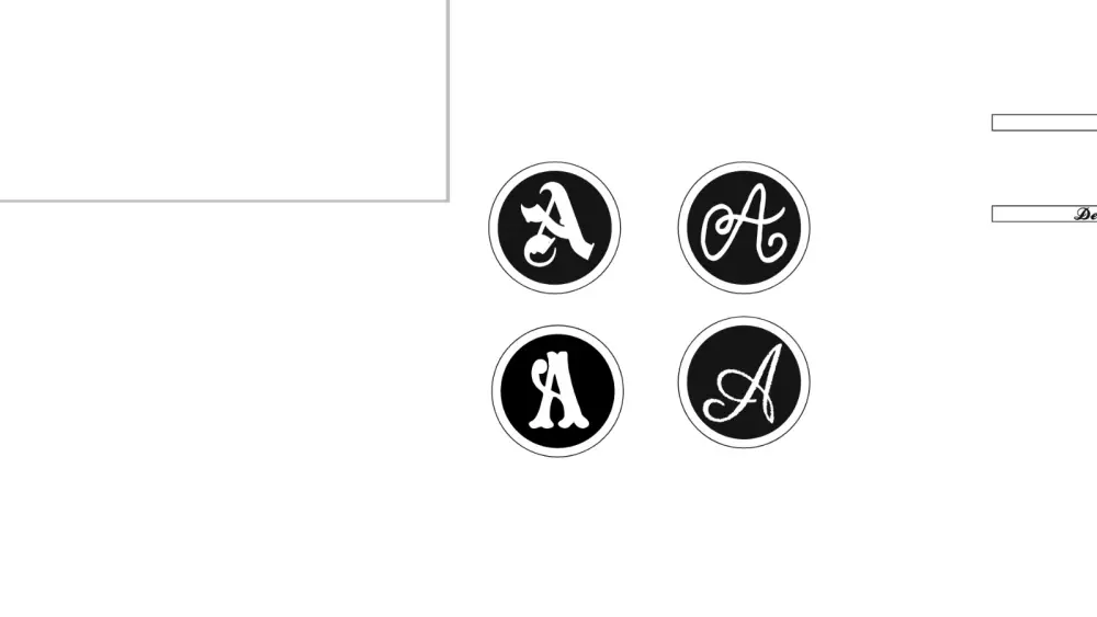 تصميم اسم او تعليقة ثنائية الابعاد بالكوريل درو