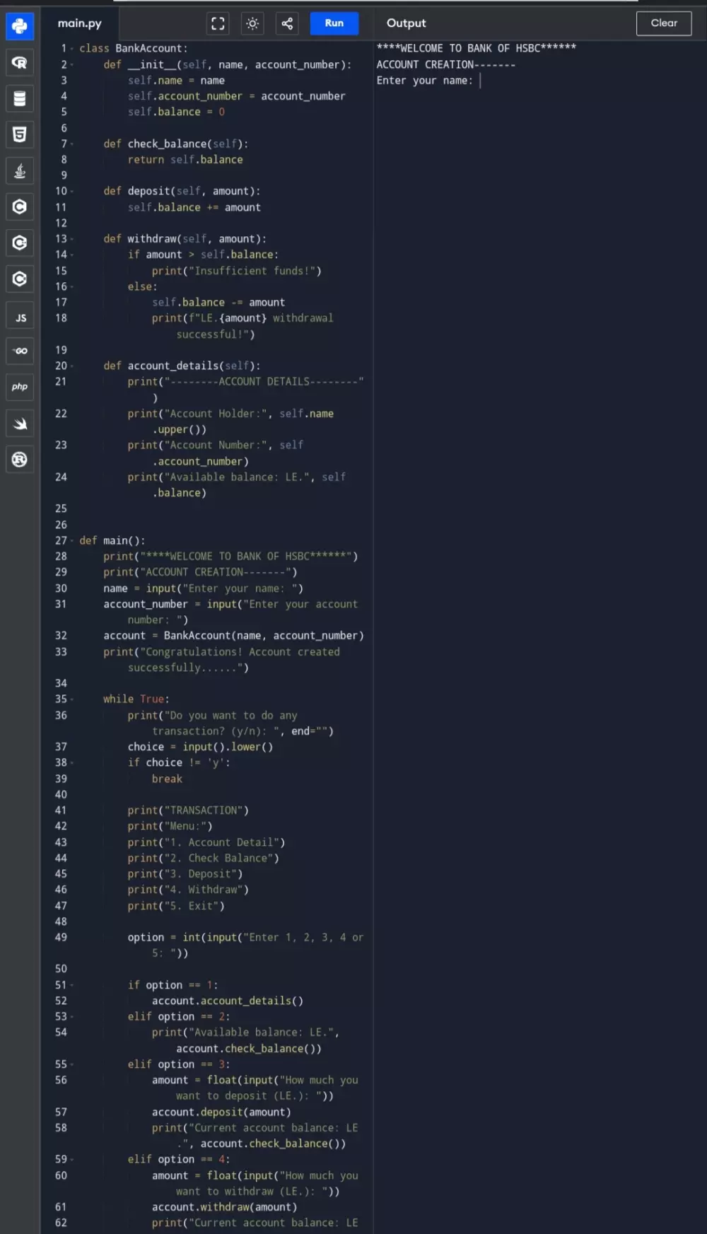 كتابة أكواد بايثون بسيطة لمشاريعك.